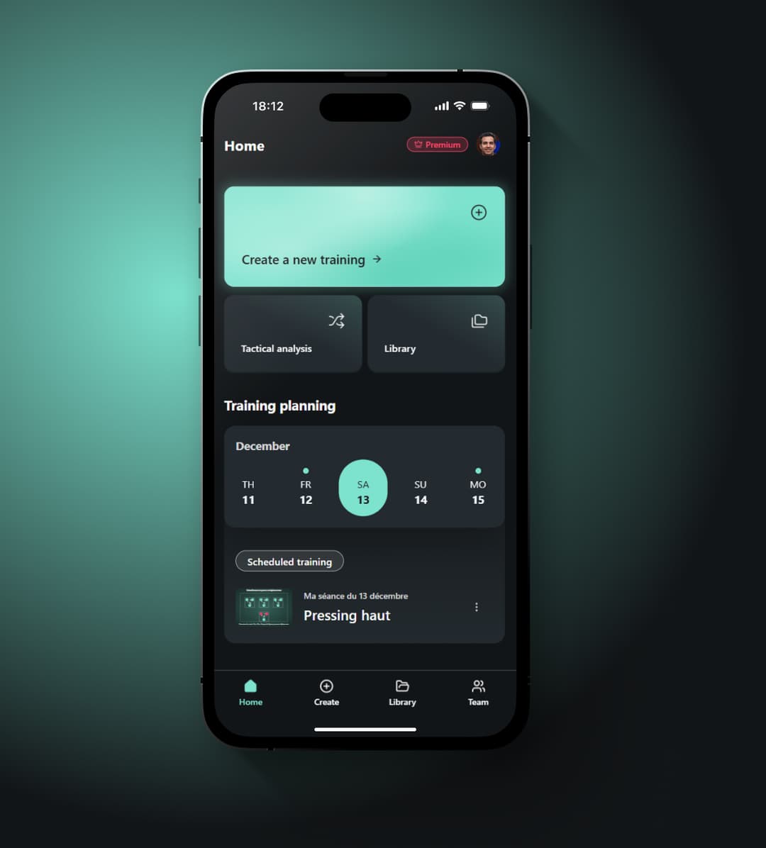 Retrouve ta séance dans ton calendrier