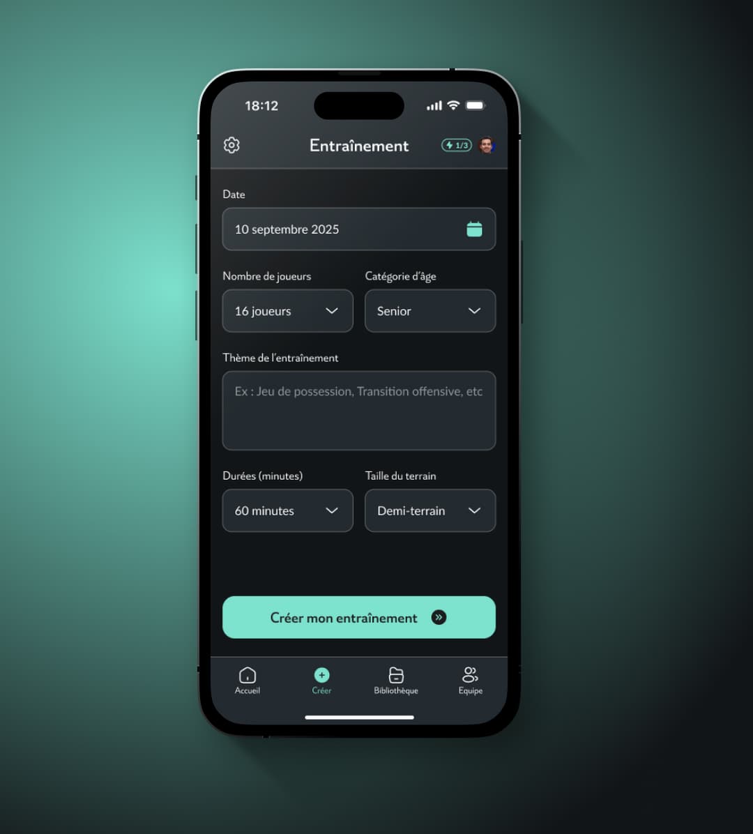 Choisis tes critères.
