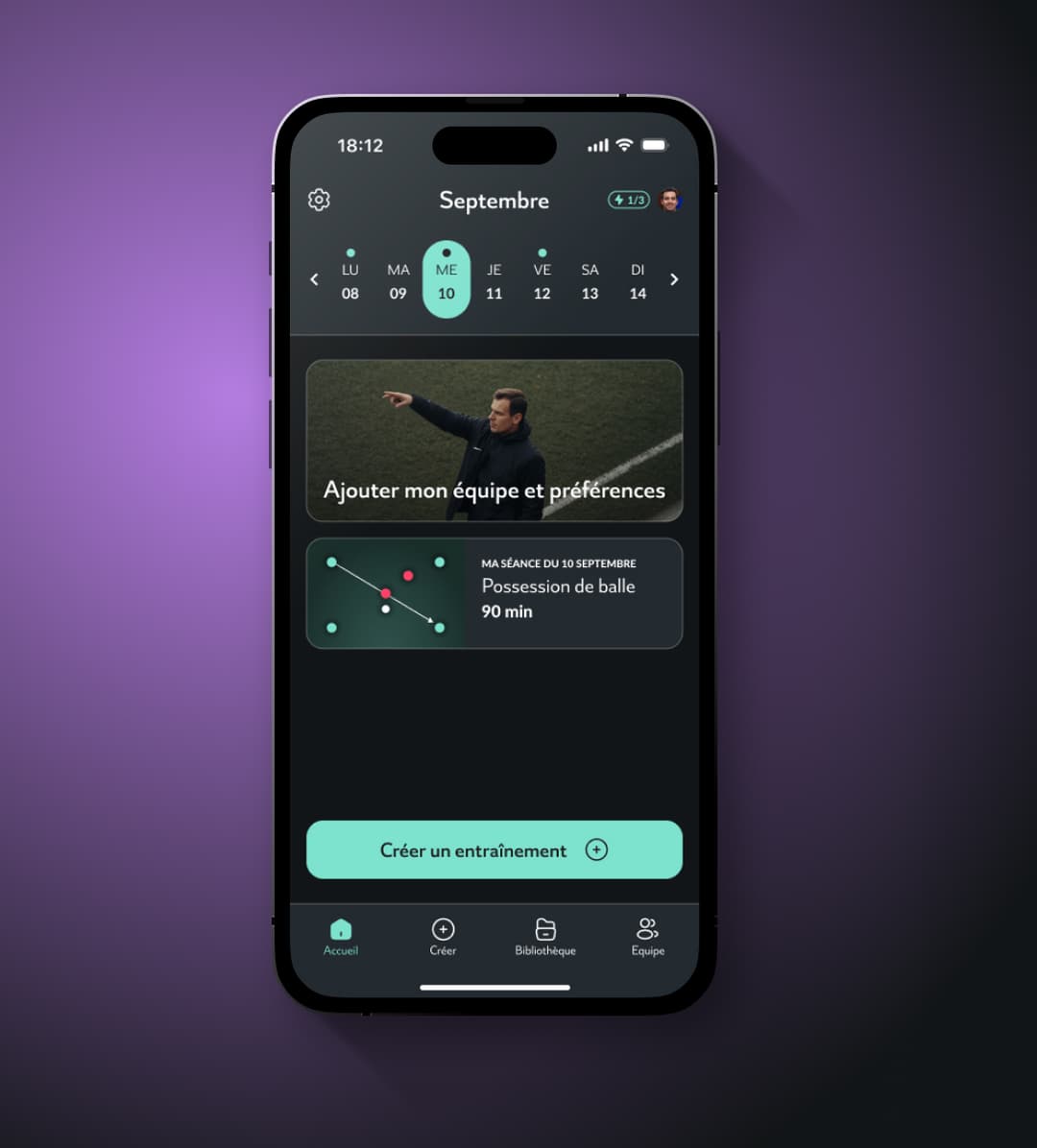 Retrouve ta séance dans ton calendrier.